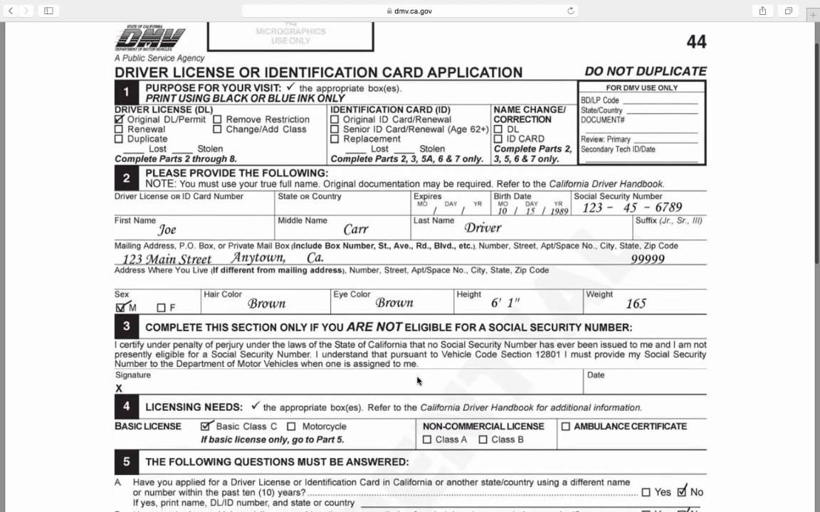 jamaican drivers license application form
